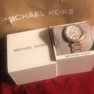Parker Pavé Rose Gold-Tone Watch